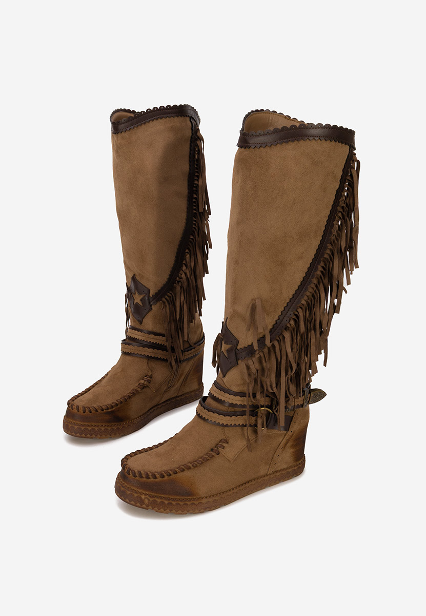 Cizme mocc kaki Aguera