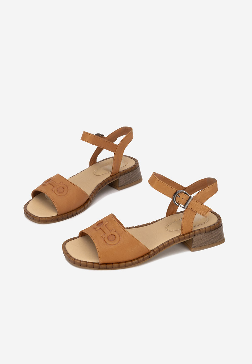 Sandale piele naturala Yolanda maro