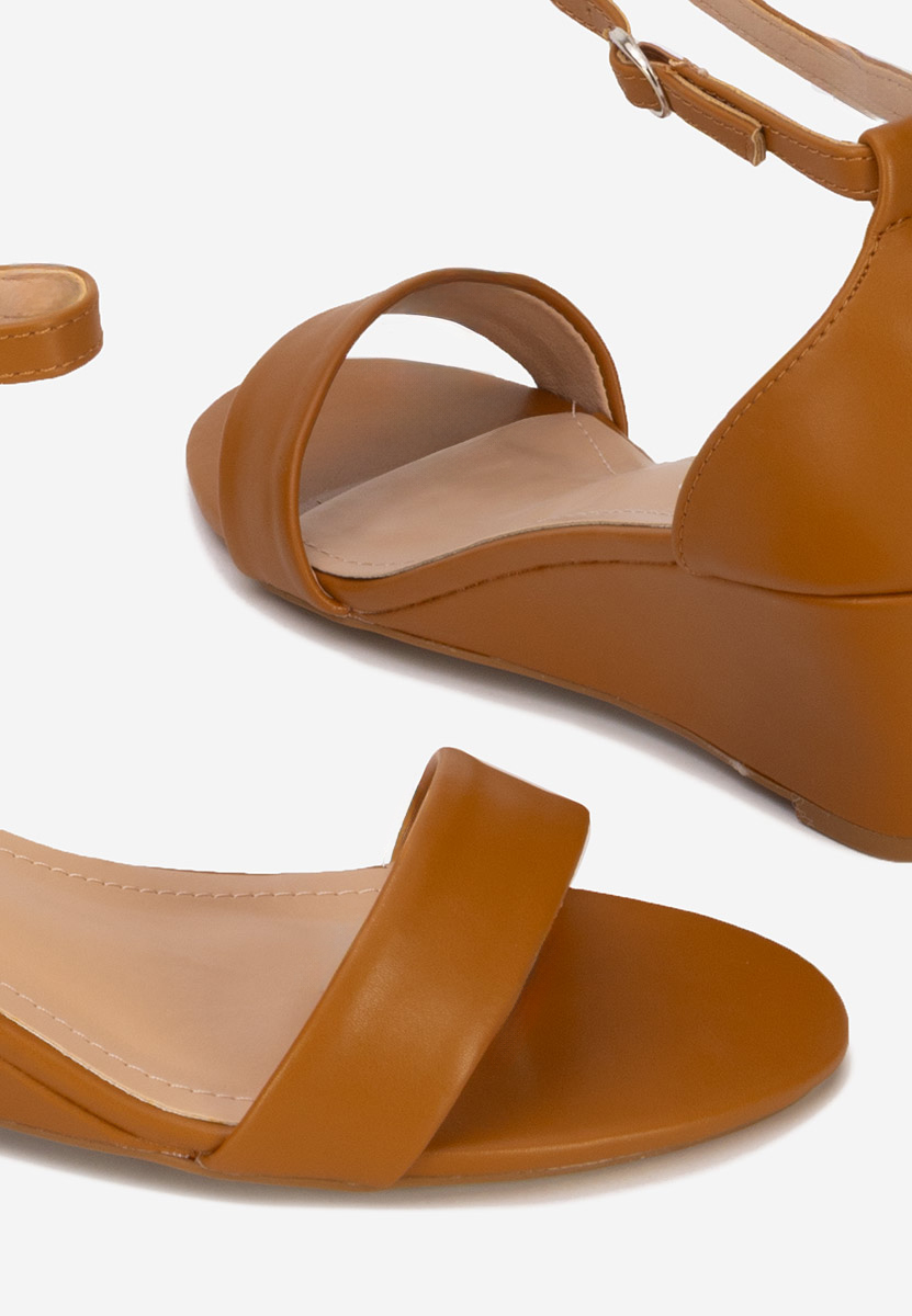 Sandale cu platforma Nalisa camel
