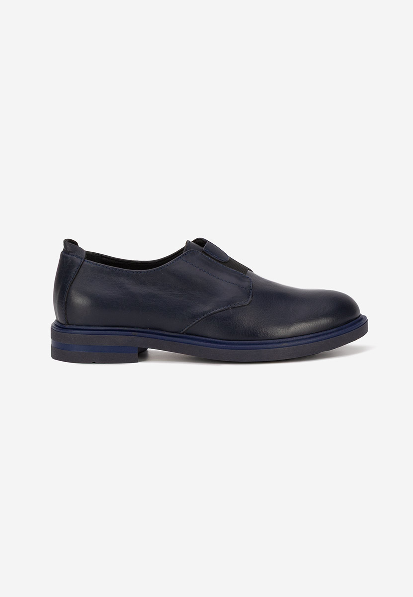 Pantofi casual dama piele navy Losa
