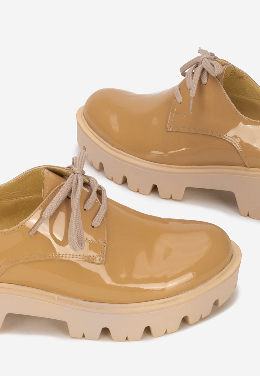 Pantofi casual dama camel Iruela