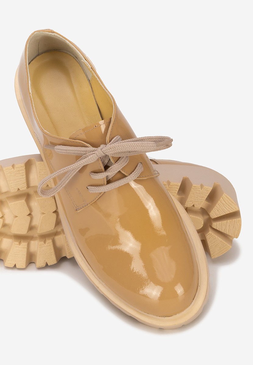 Pantofi casual dama camel Iruela