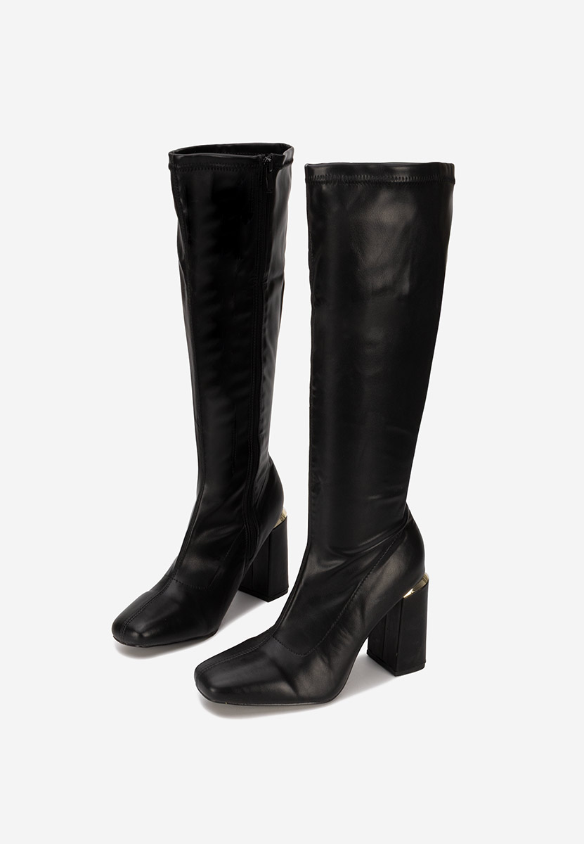 Cizme lungi Paulena negre