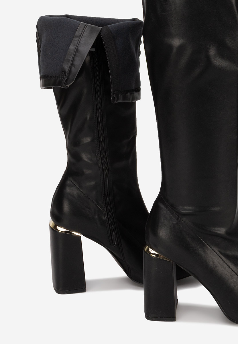 Cizme lungi Paulena negre