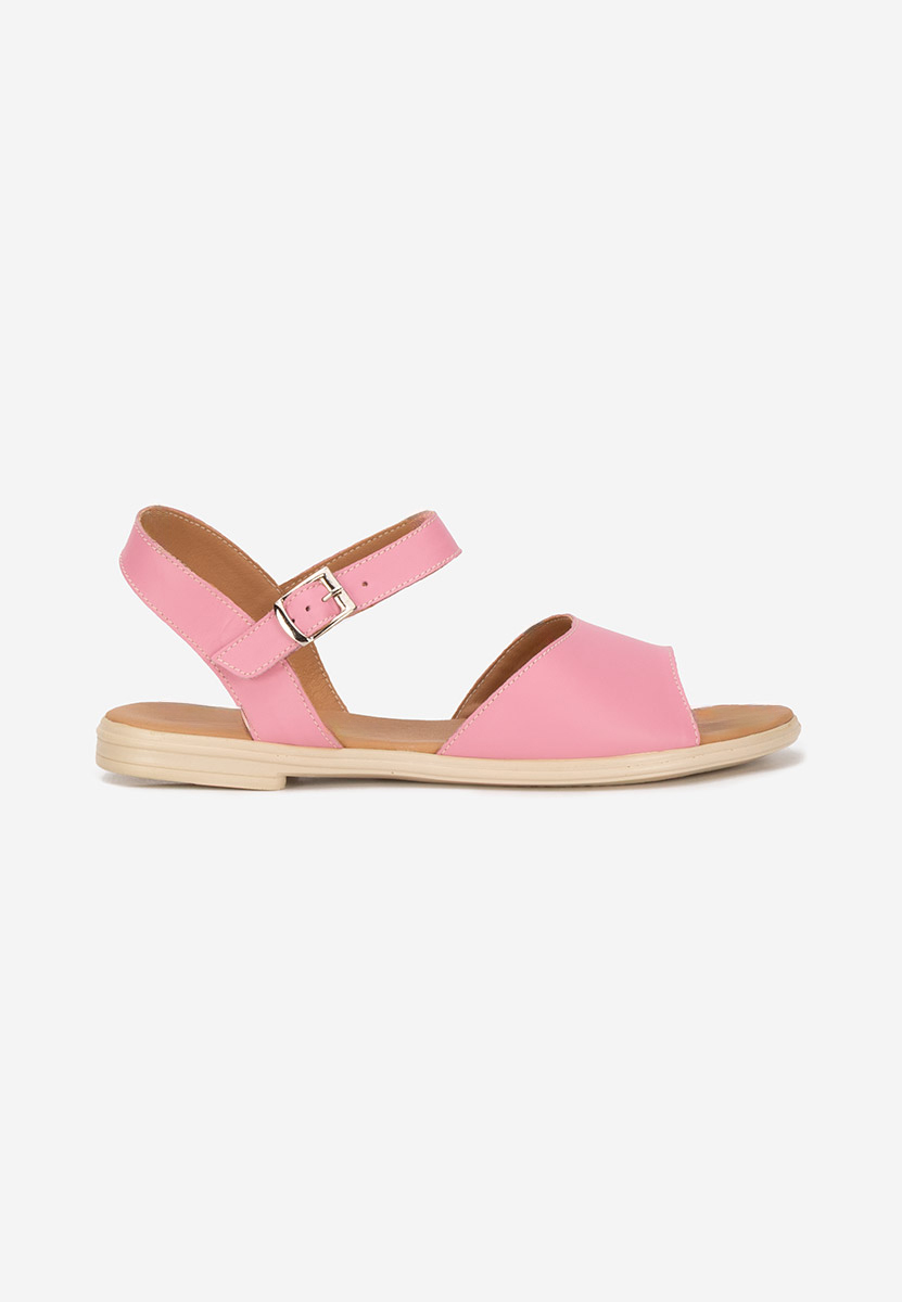 Sandale piele naturala Viadana fucsia