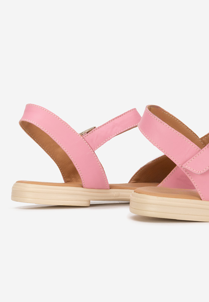 Sandale piele naturala Viadana fucsia