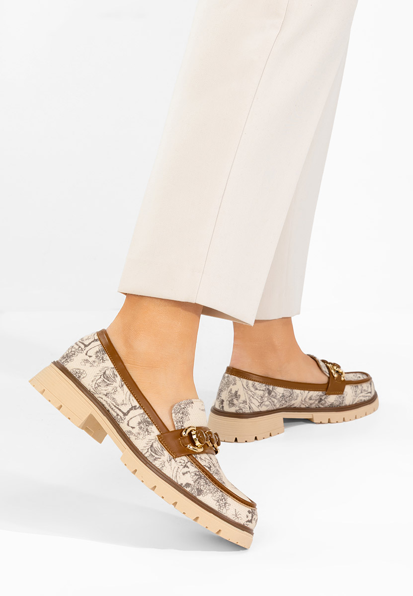 Mocasini dama Amberlin camel