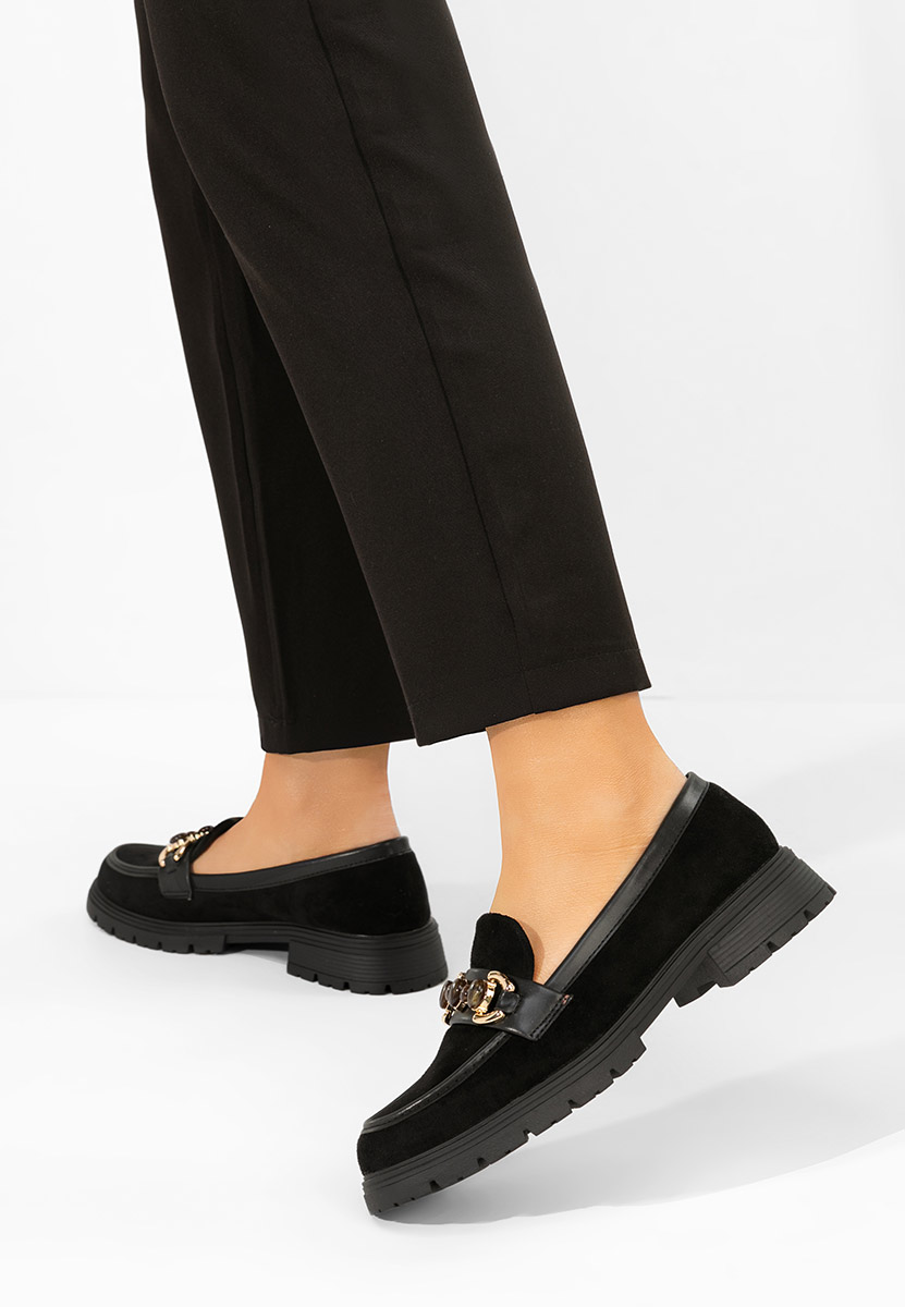 Mocasini dama Amberlin negri