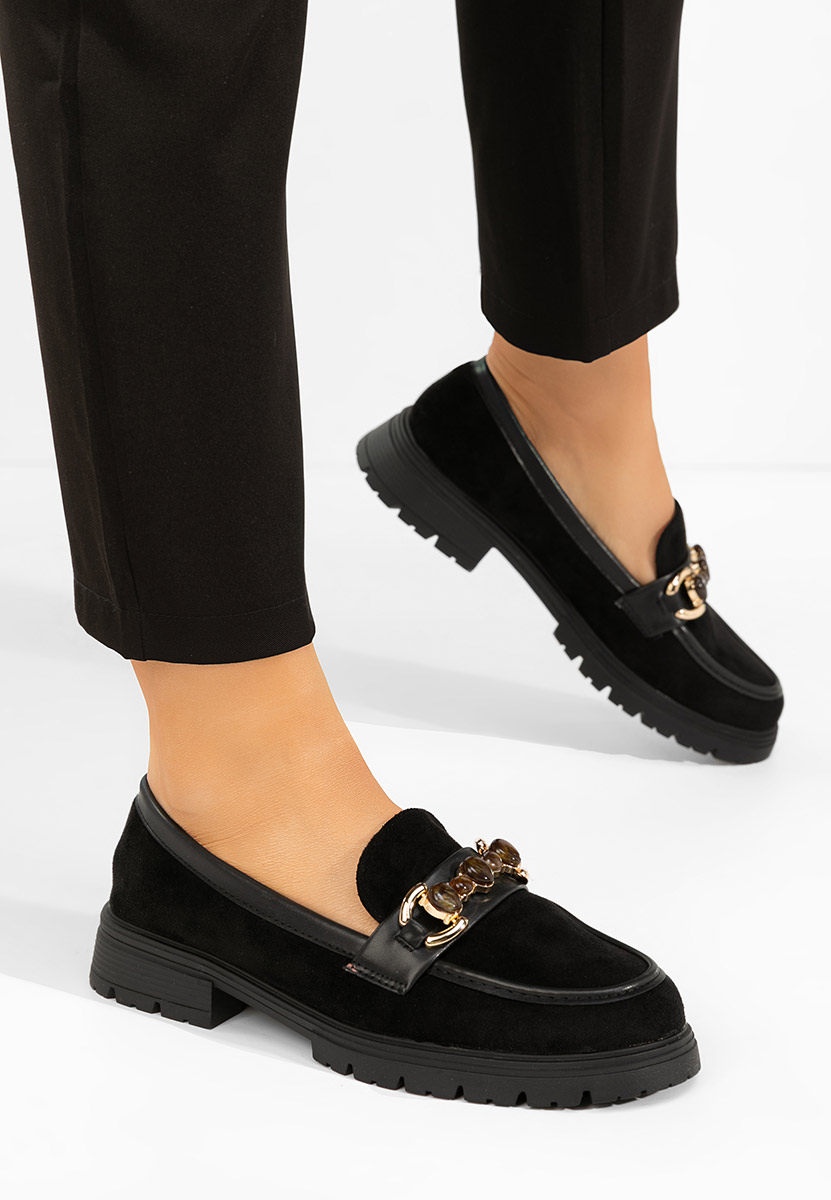 Mocasini dama Amberlin negri