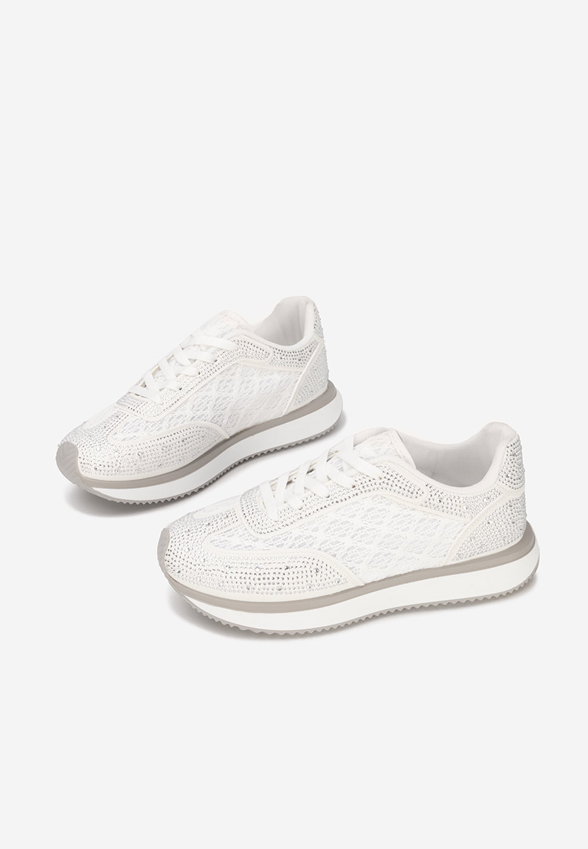 Sneakers dama Zarania albi