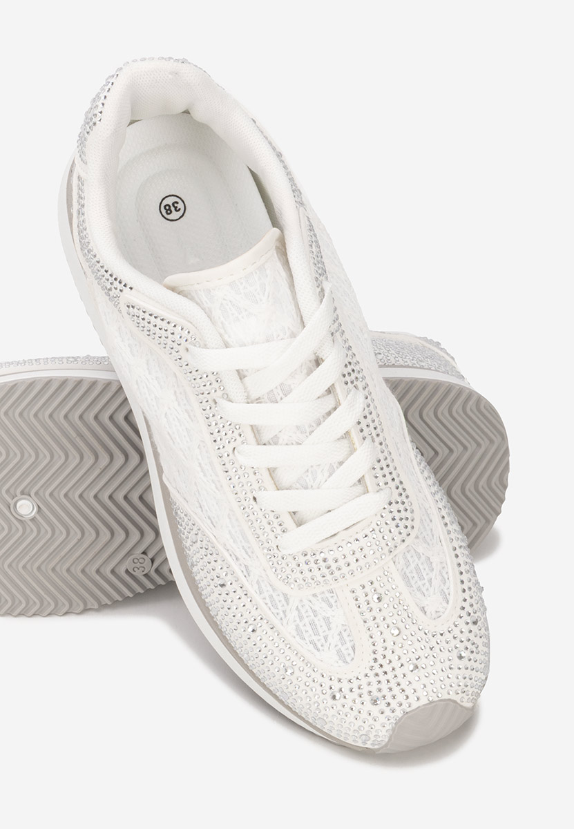 Sneakers dama Zarania albi