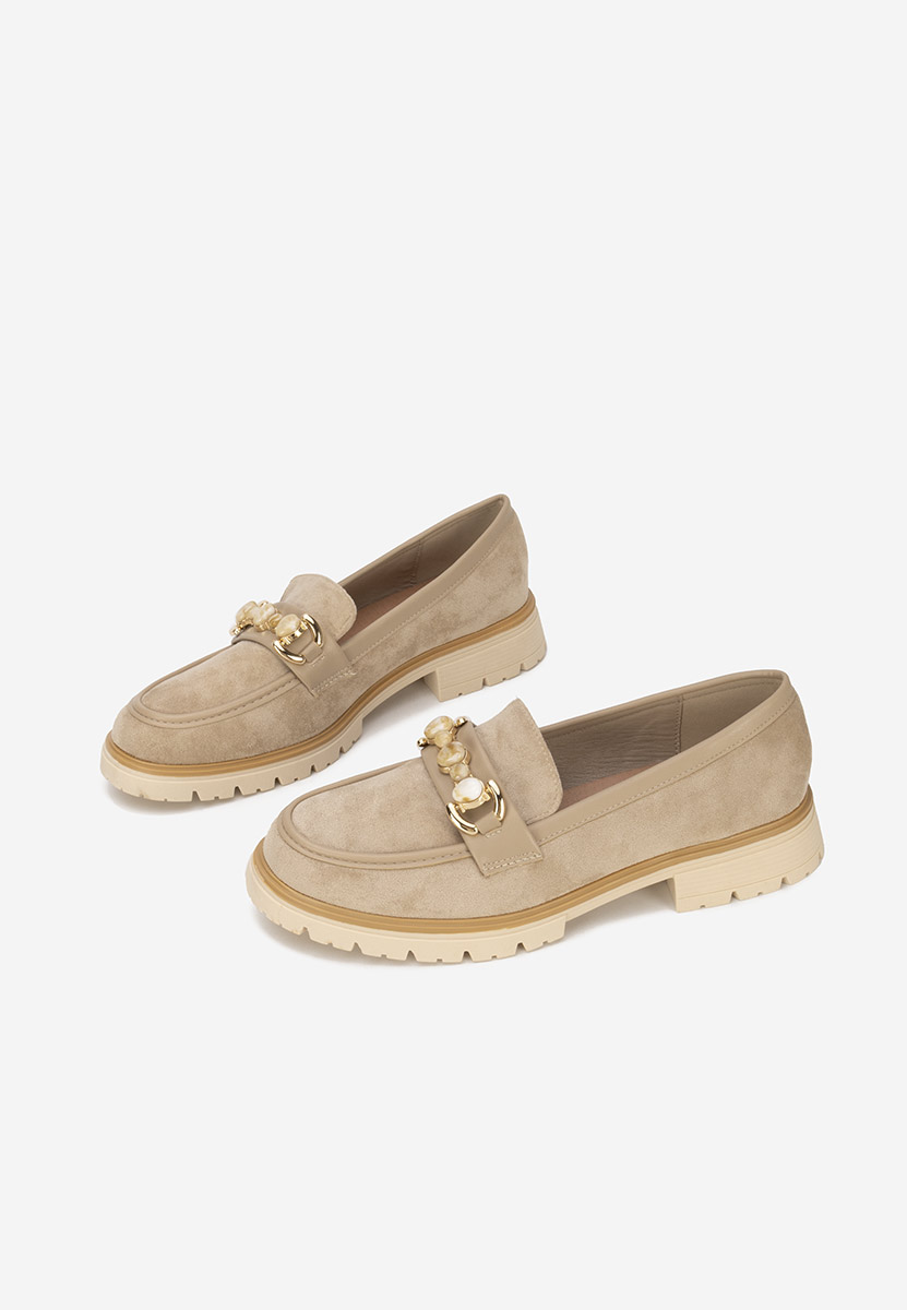 Mocasini dama Amberlin kaki