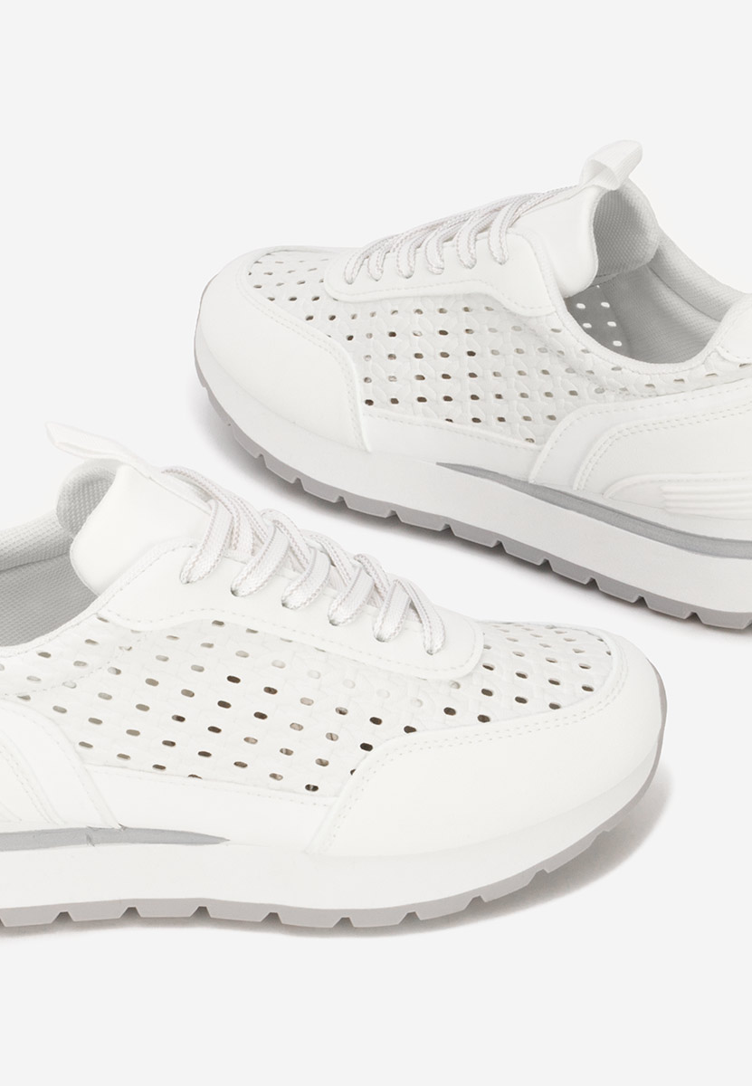 Sneakers dama Zenada albi