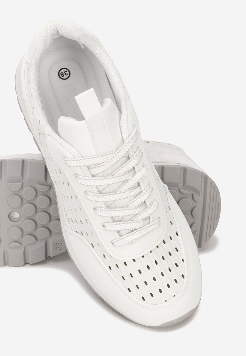 Sneakers dama Zenada albi