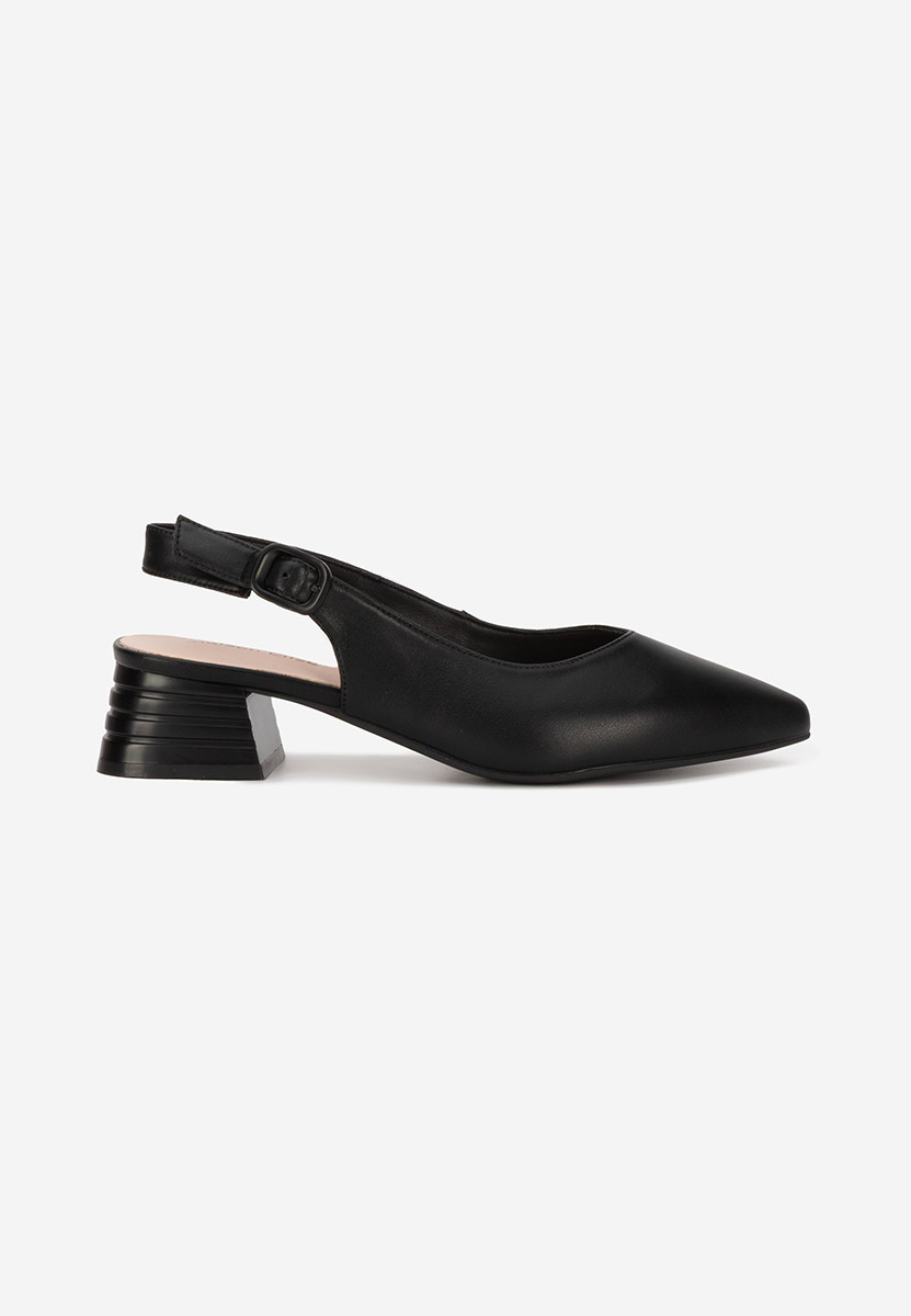 Pantofi slingback Ranina negri