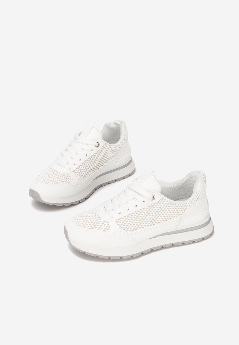 Sneakers dama Helenia albi