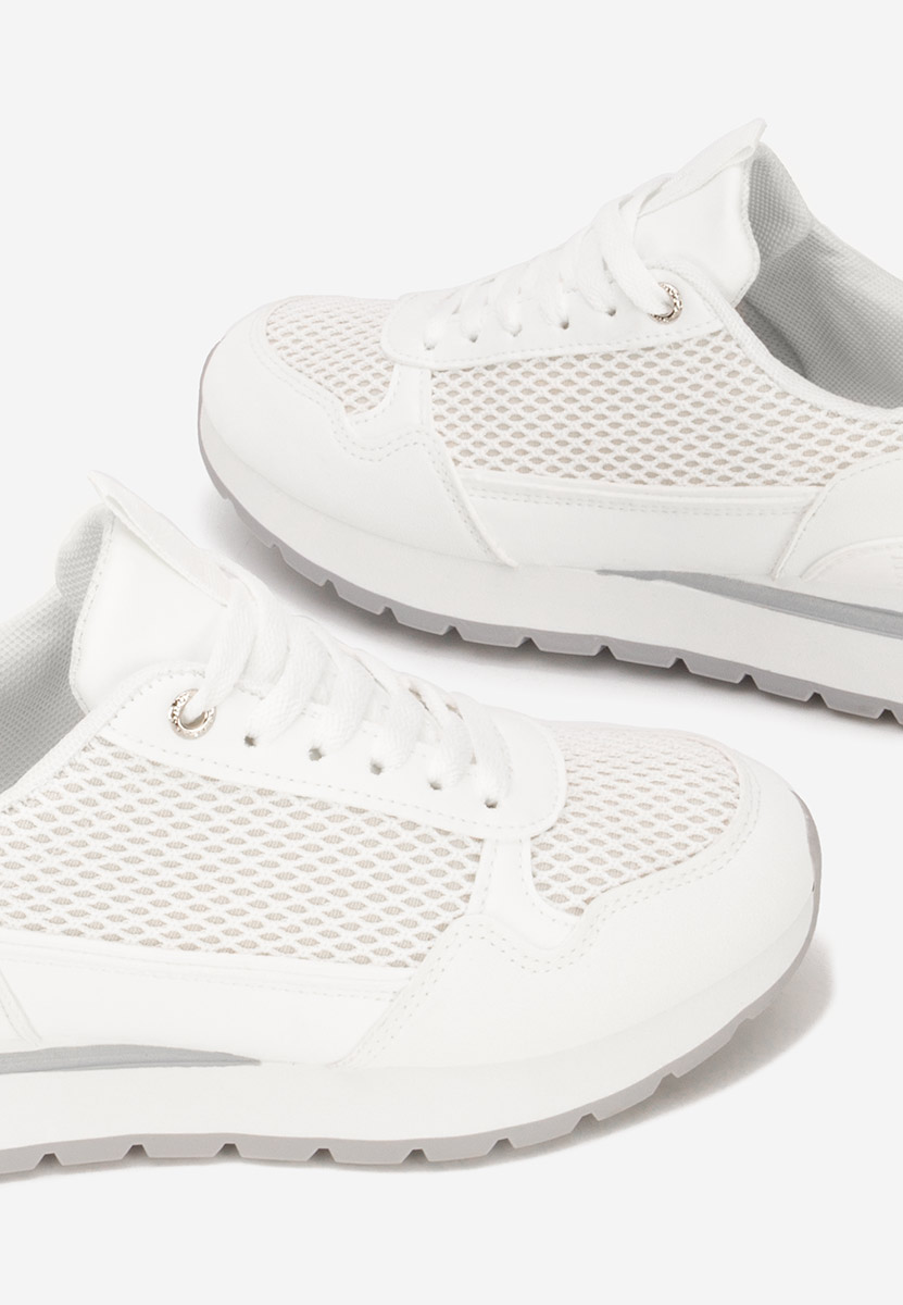Sneakers dama Helenia albi