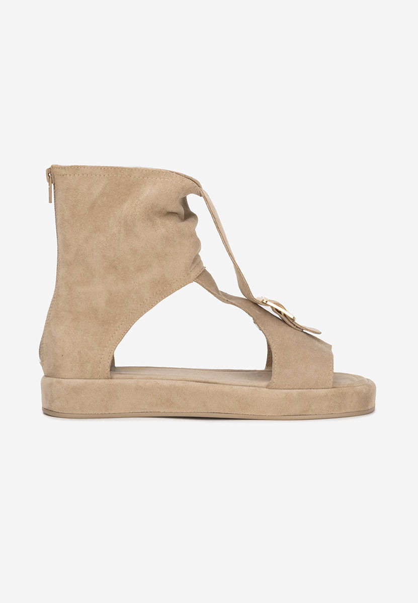 Sandale dama fara toc Petria kaki