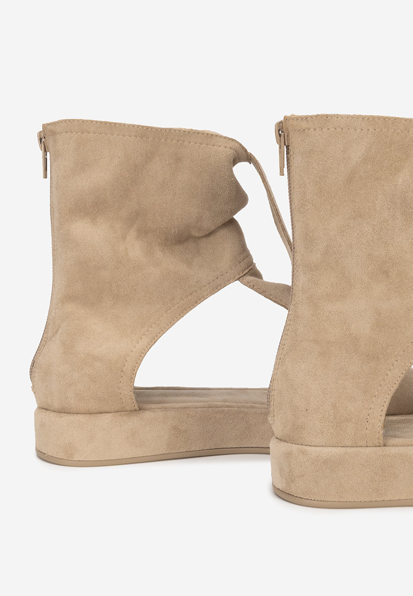 Sandale dama fara toc Petria kaki