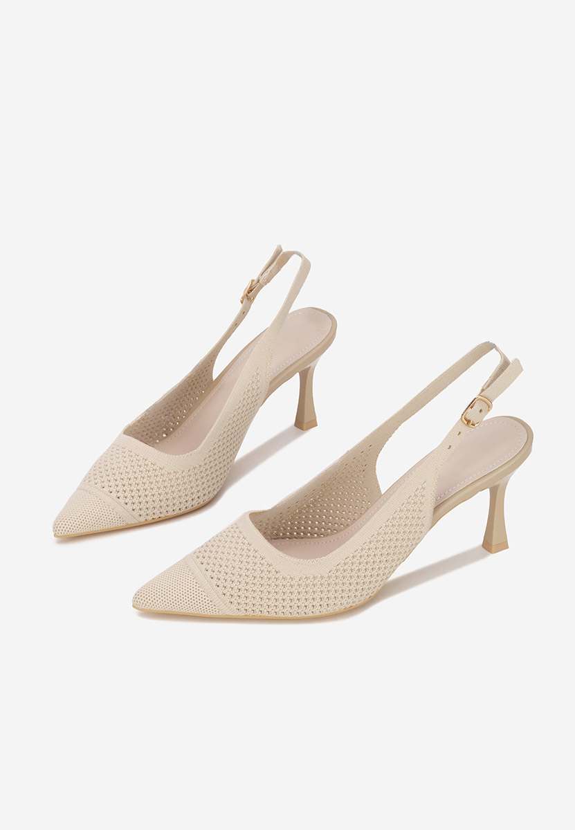 Pantofi slingback Veliria bej