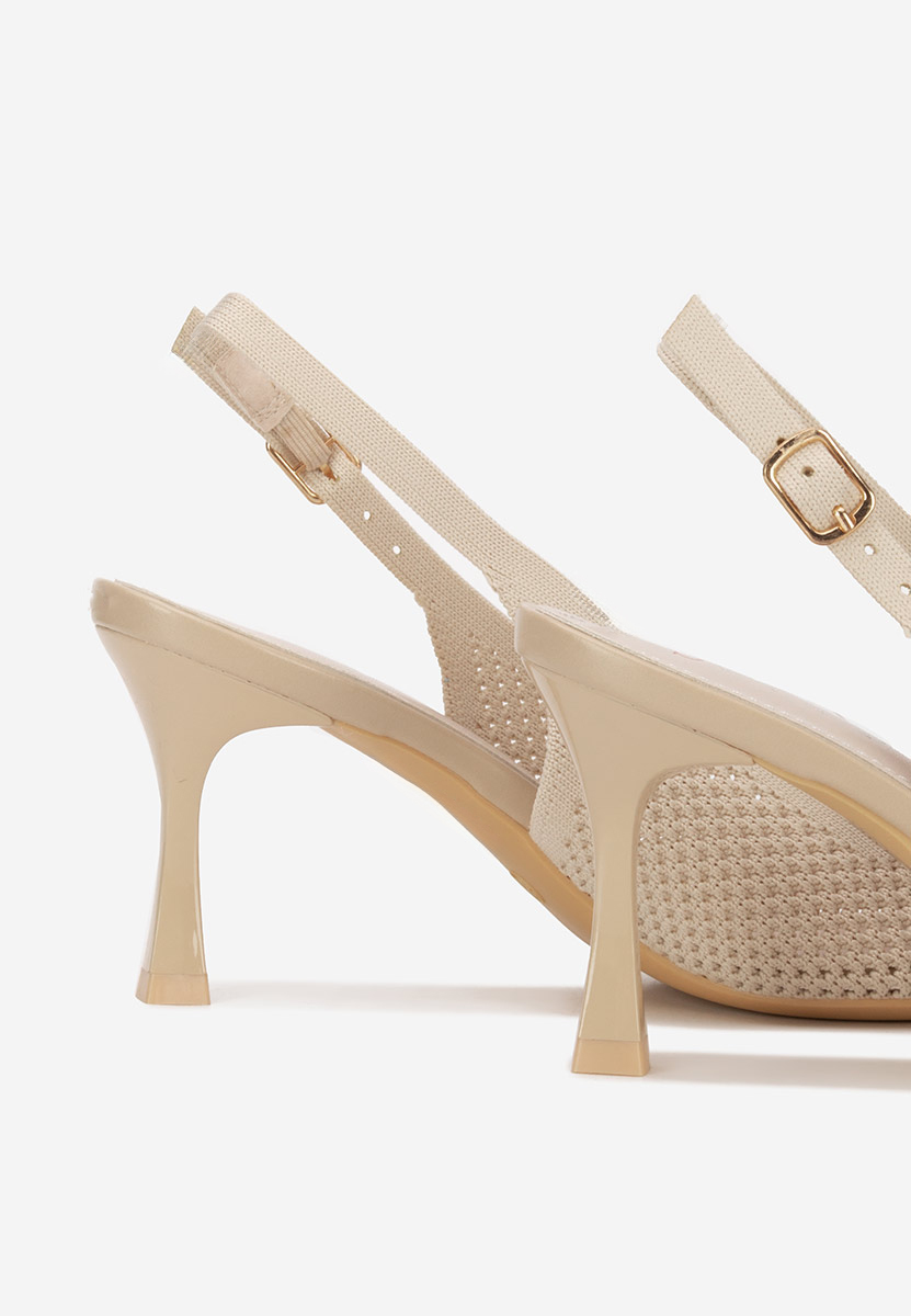 Pantofi slingback Veliria bej