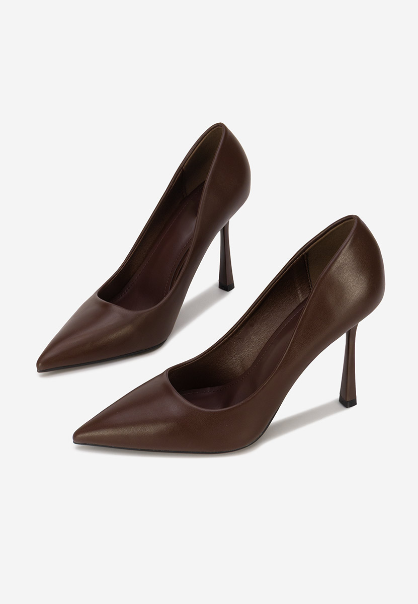 Pantofi stiletto Isabele maro