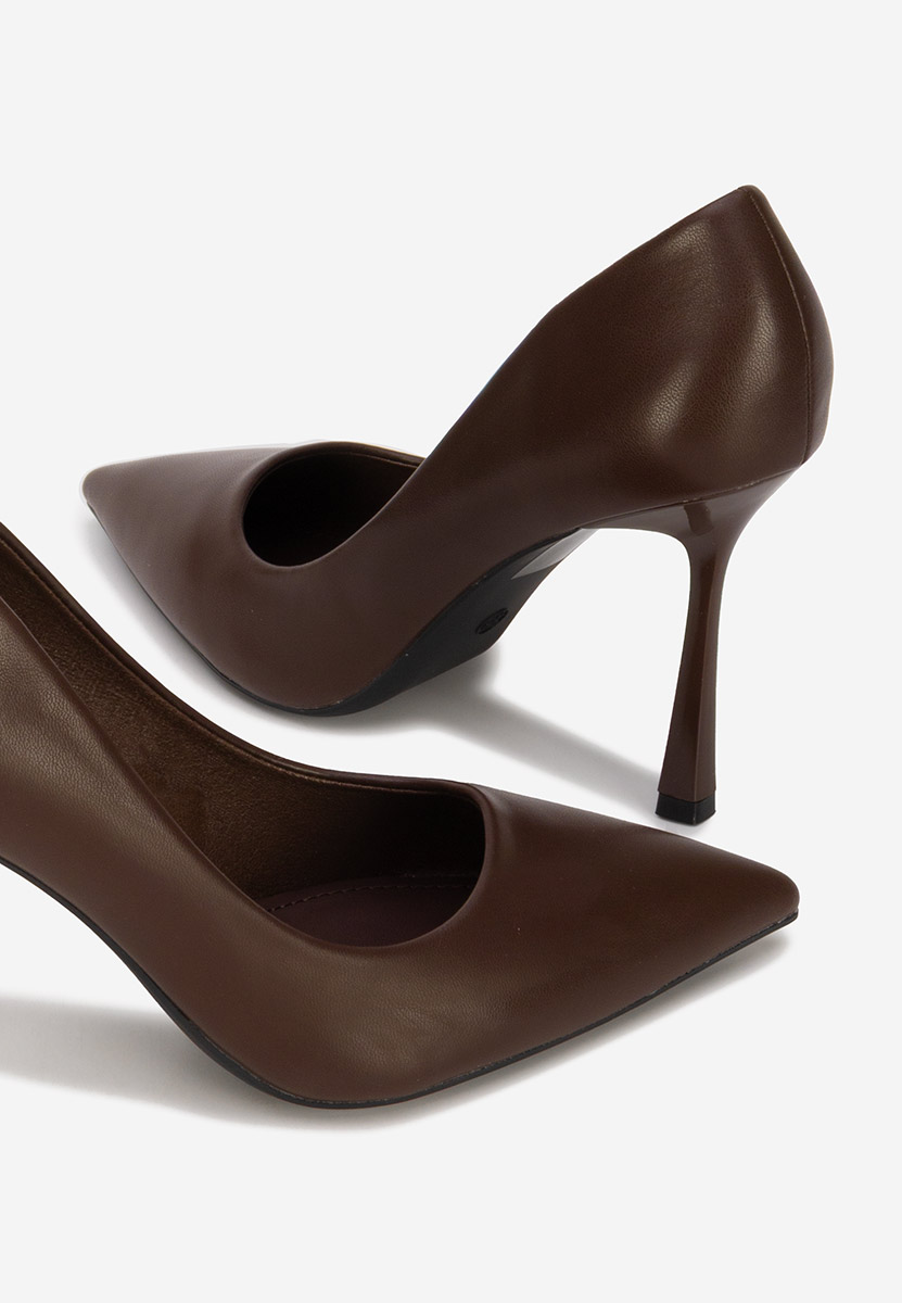Pantofi stiletto Isabele maro