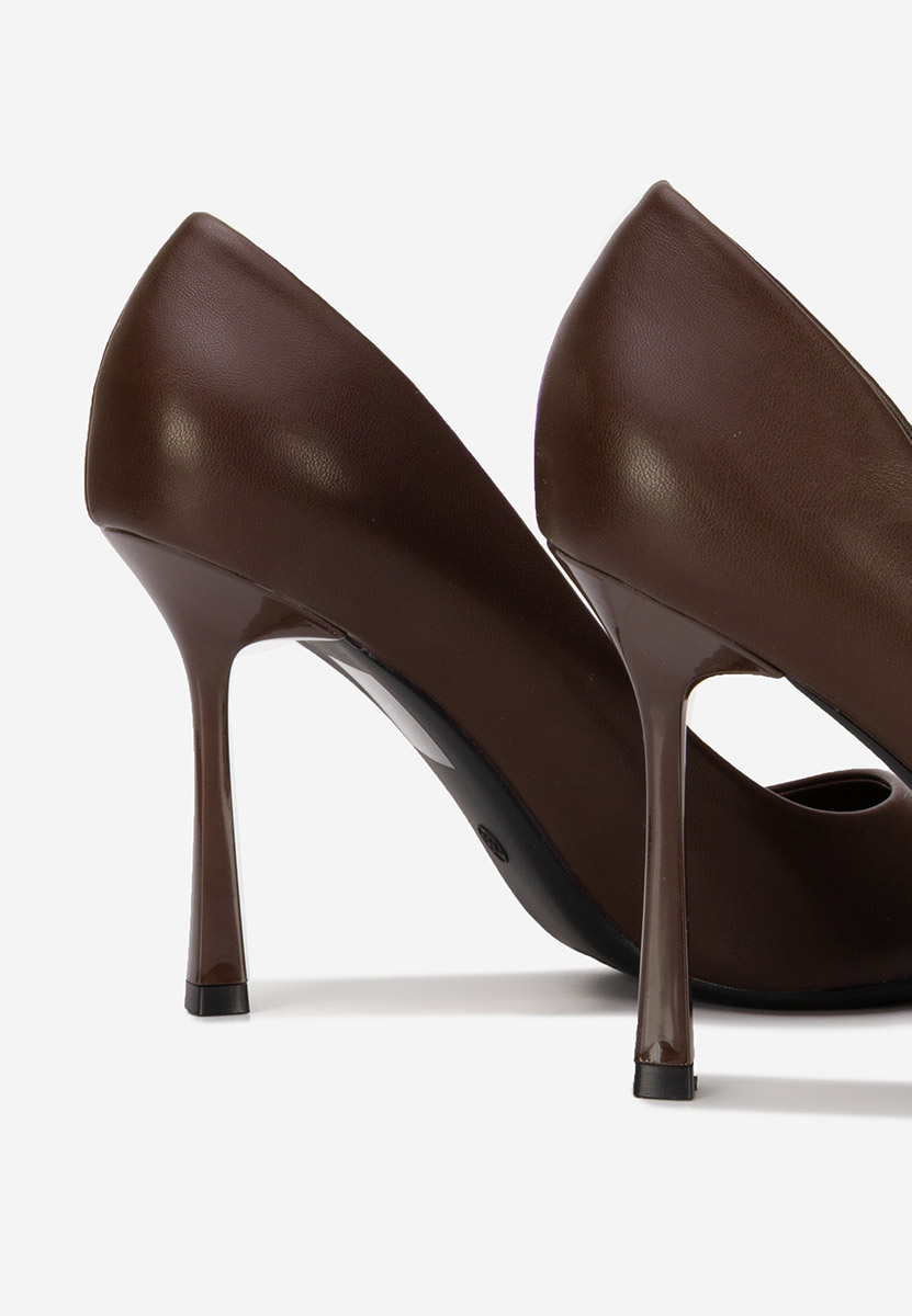 Pantofi stiletto Isabele maro