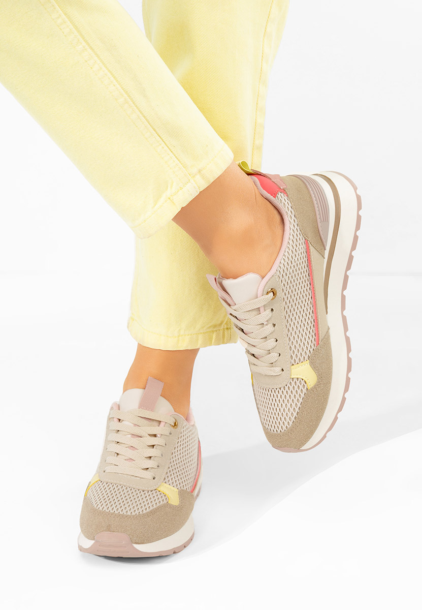 Sneakers dama Helenia bej