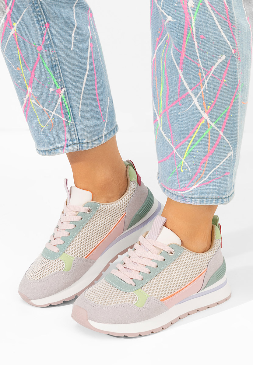 Sneakers dama Helenia multicolori