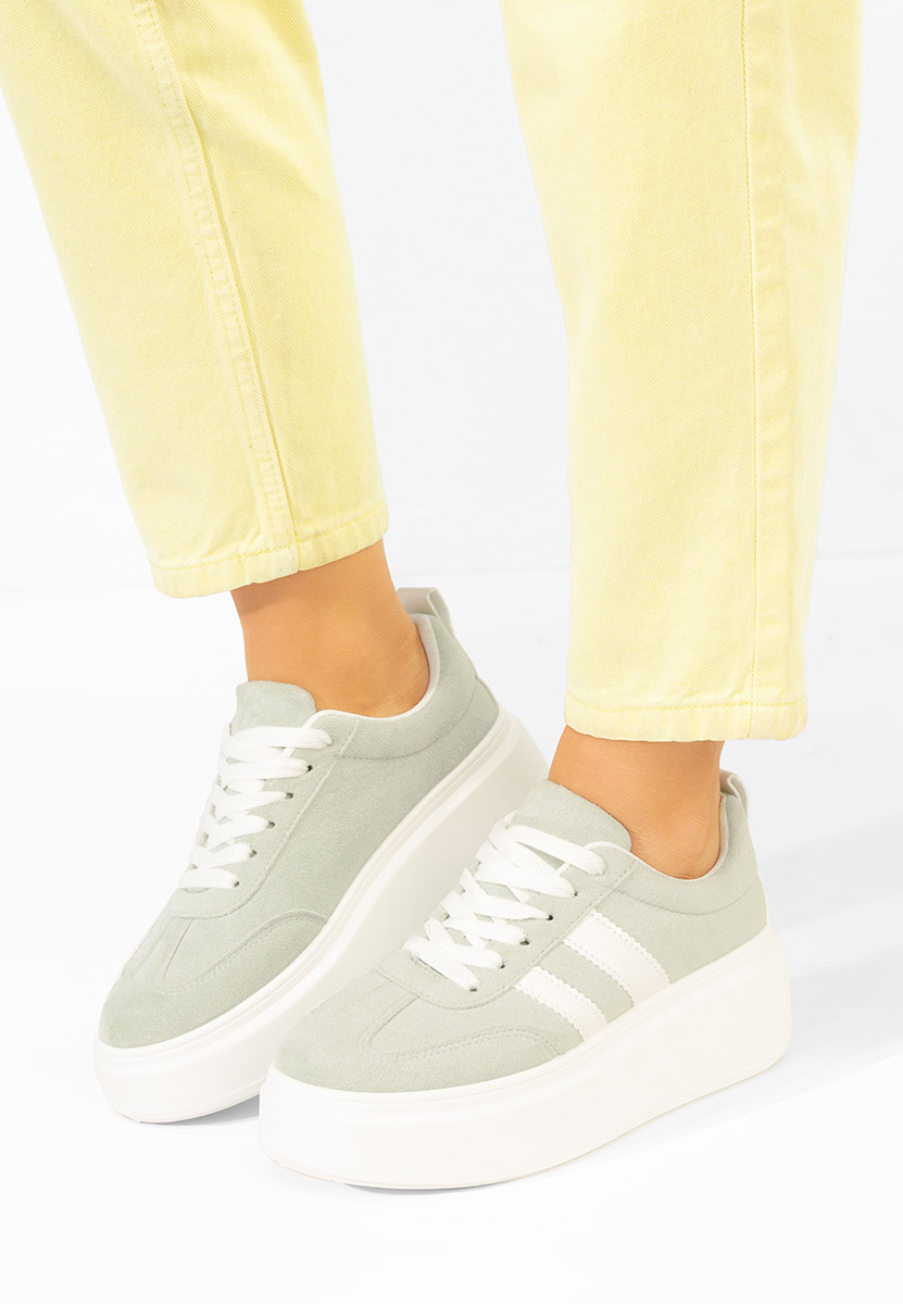 Sneakers cu platformă Semana verzi