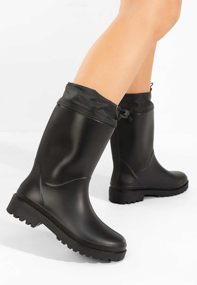Cizme de cauciuc Zunaira negre