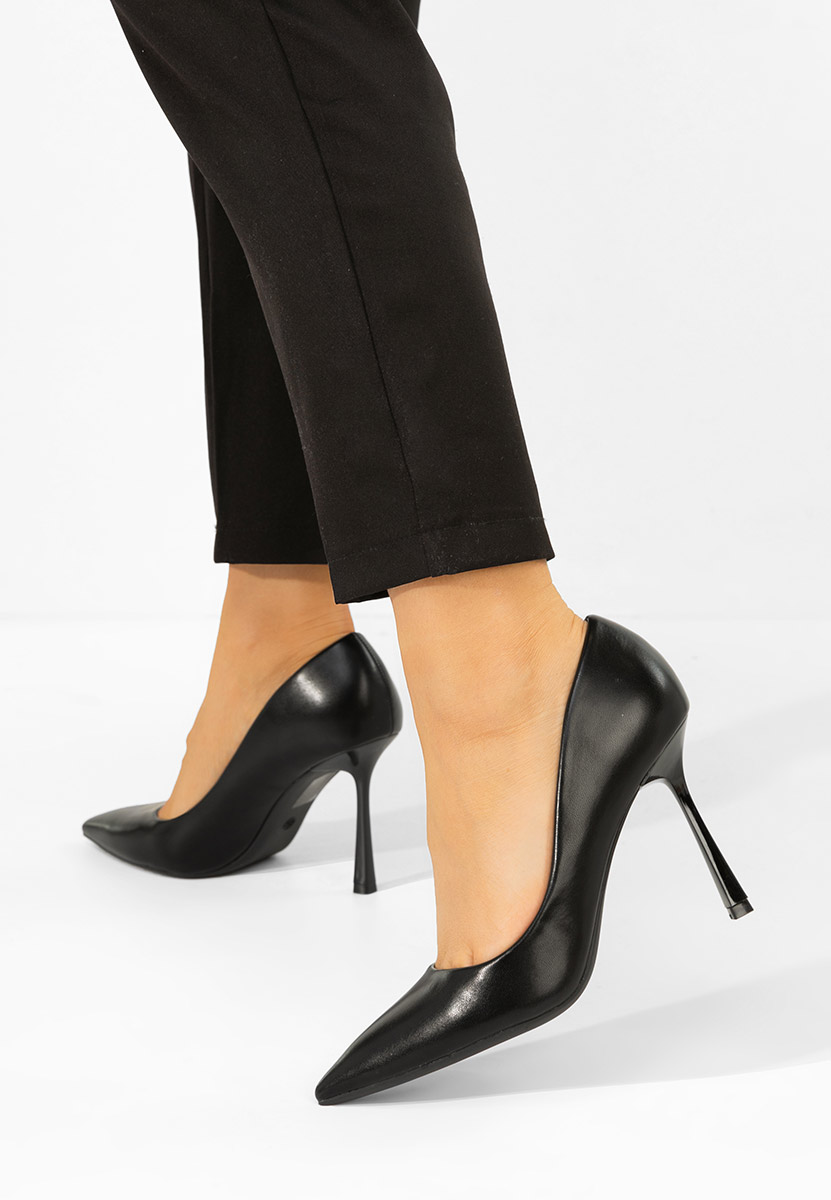 Pantofi stiletto Isabele negri