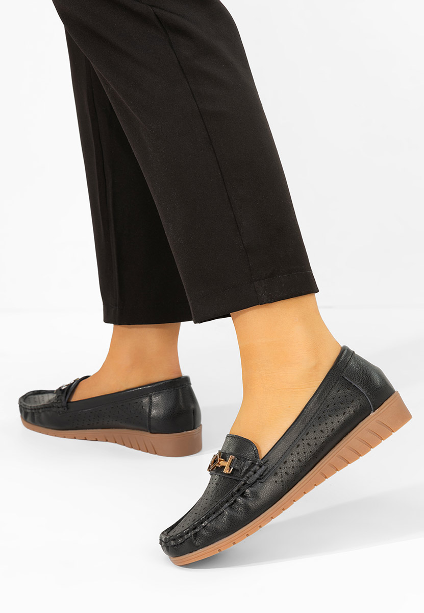 Mocasini dama Cristella negri