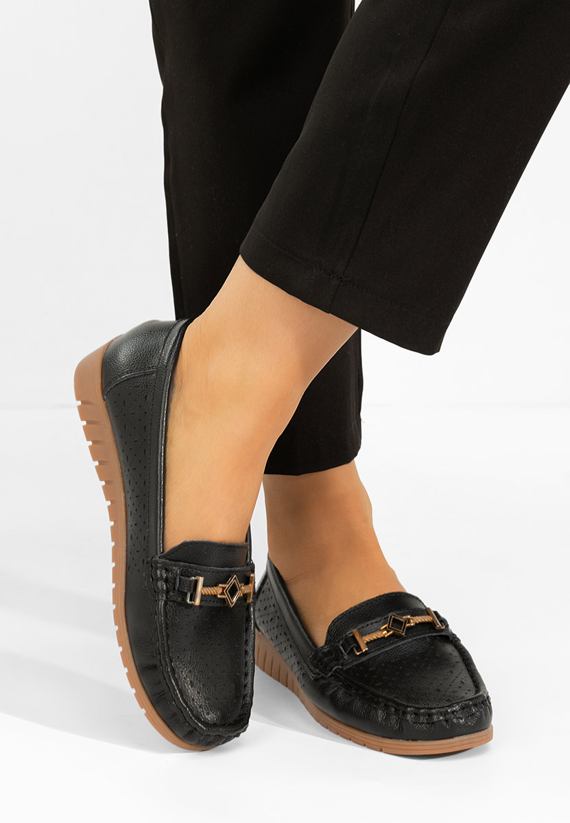 Mocasini dama Cristella negri