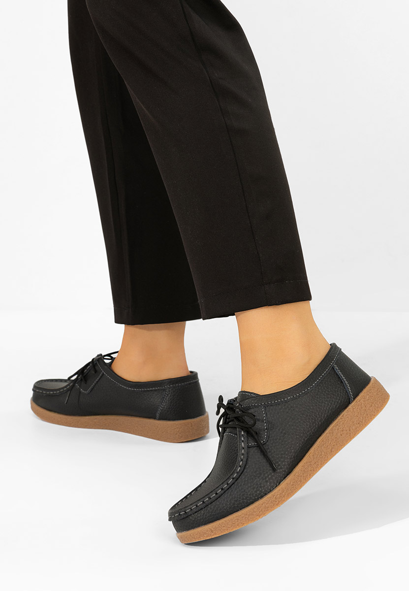 Mocasini dama Afinia negri