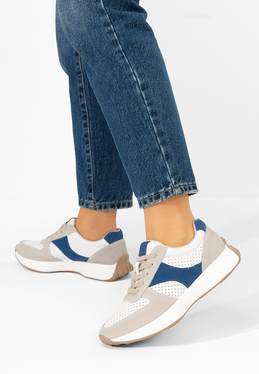 Sneakers dama Attila albi