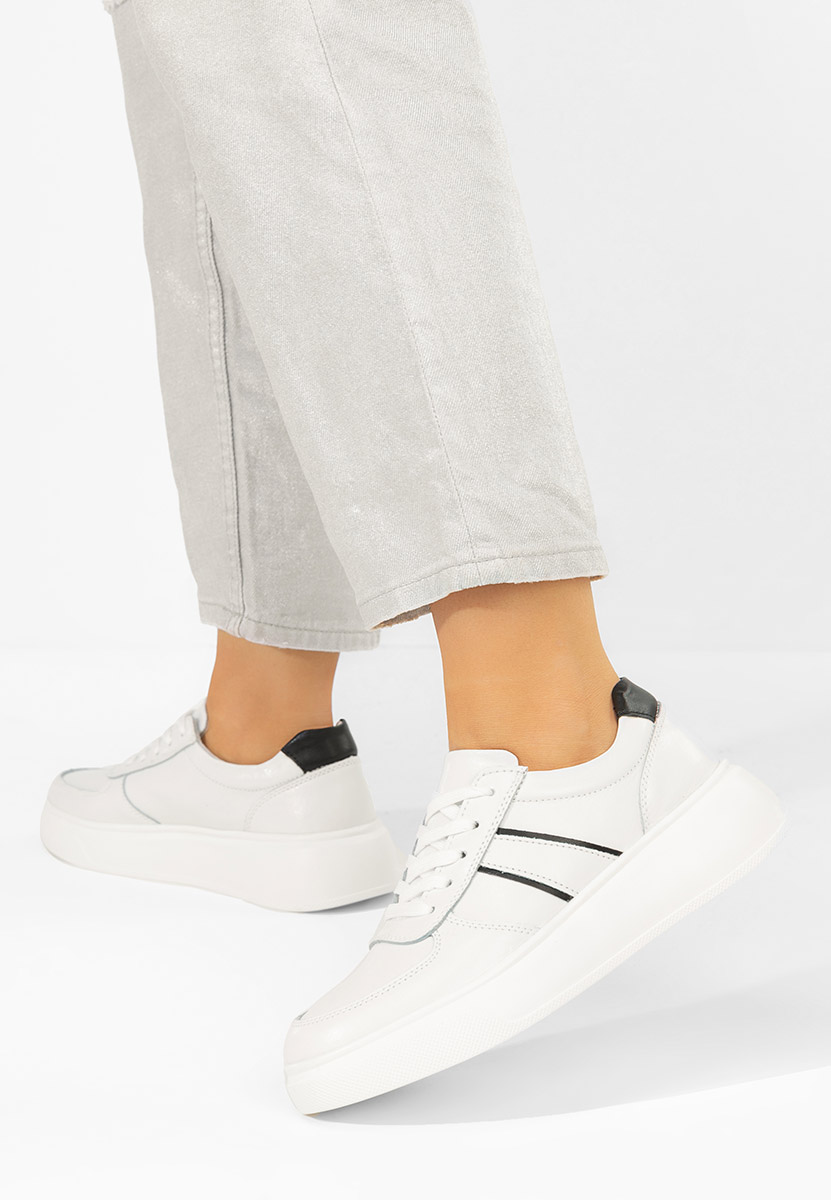 Sneakers cu platformă Herera V2 albi