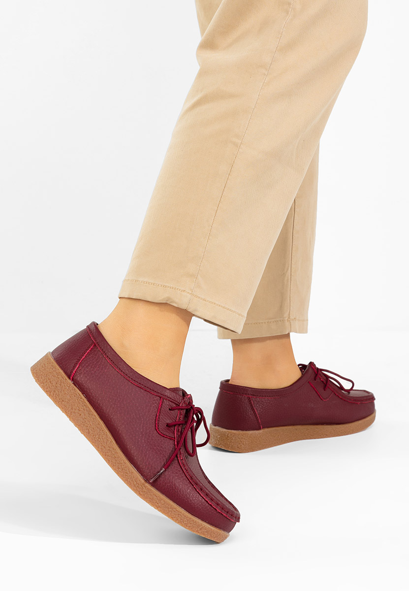 Mocasini dama Afinia grena