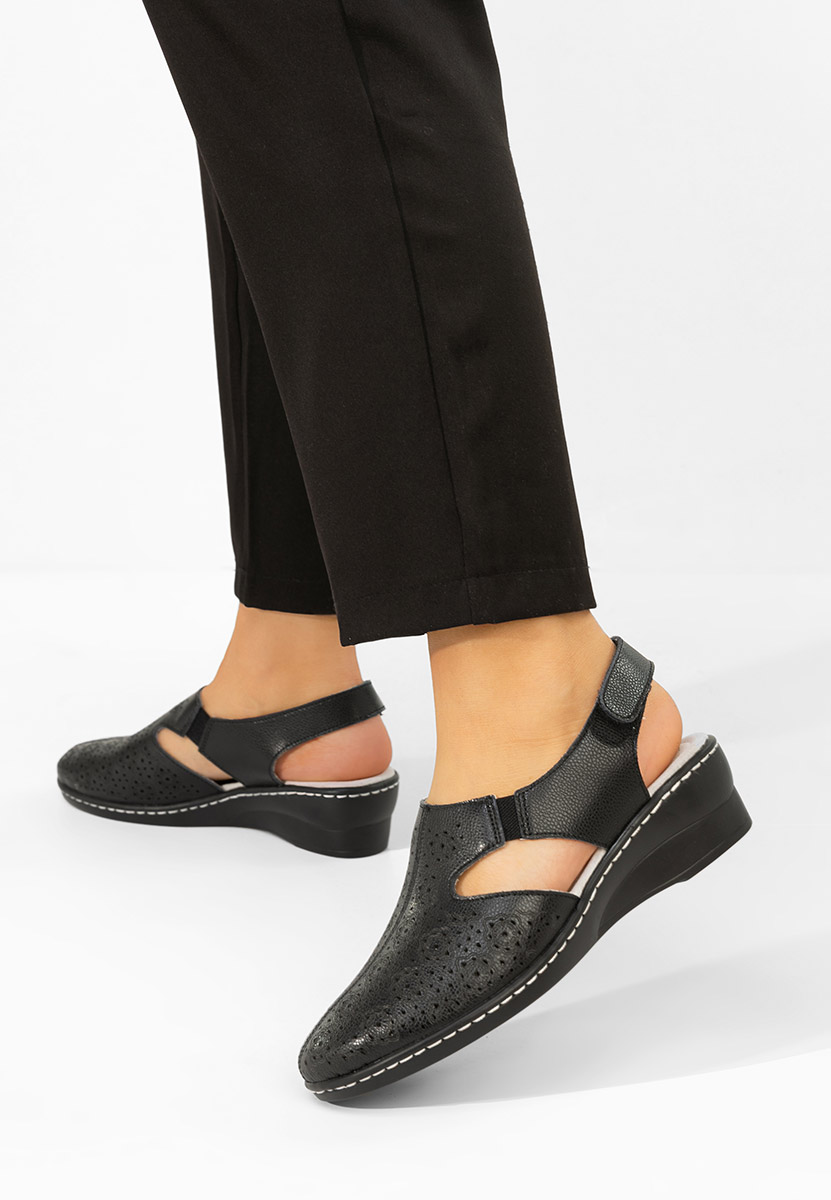 Pantofi slingback Ofelya negri