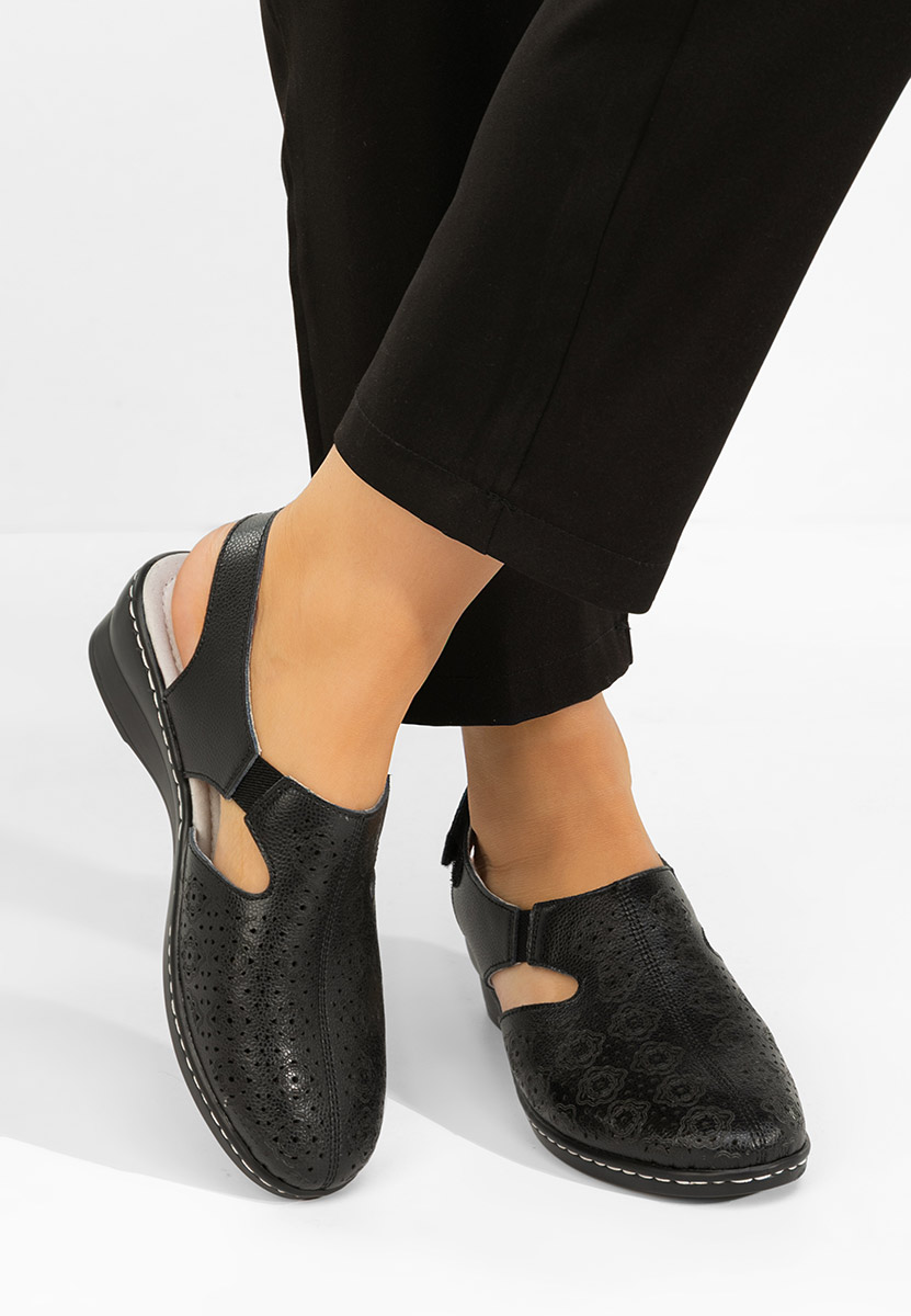 Pantofi slingback Ofelya negri