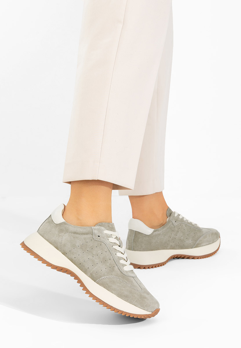 Sneakers dama piele Yasminia gri