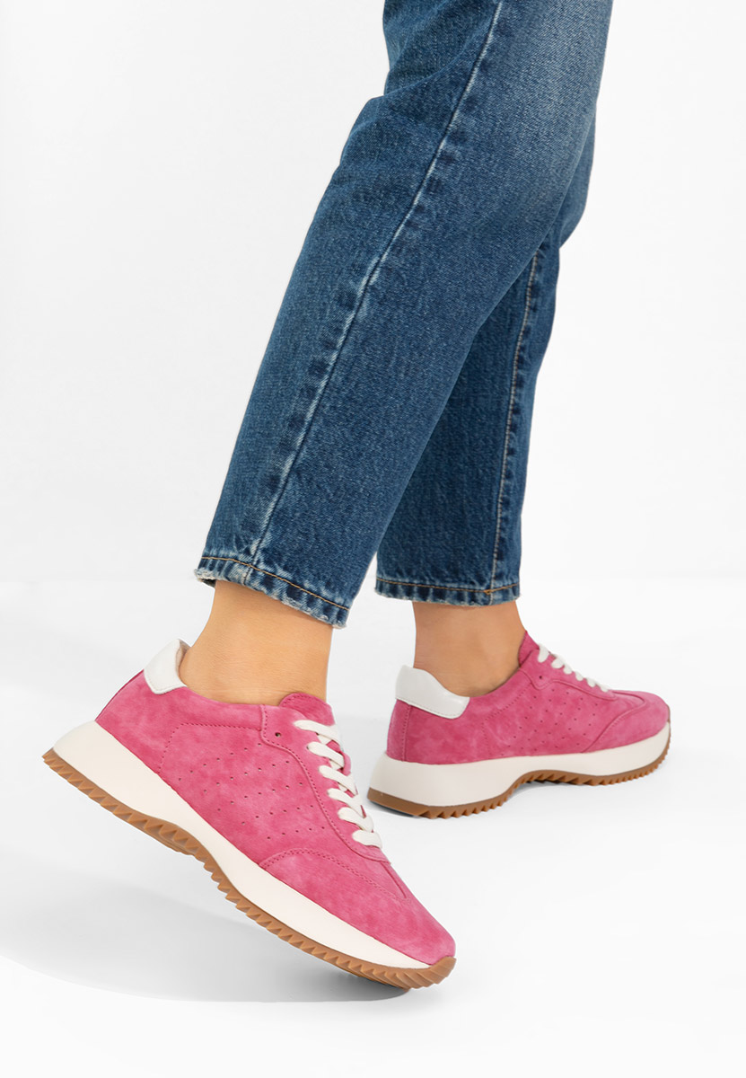 Sneakers dama piele Yasminia fucsia