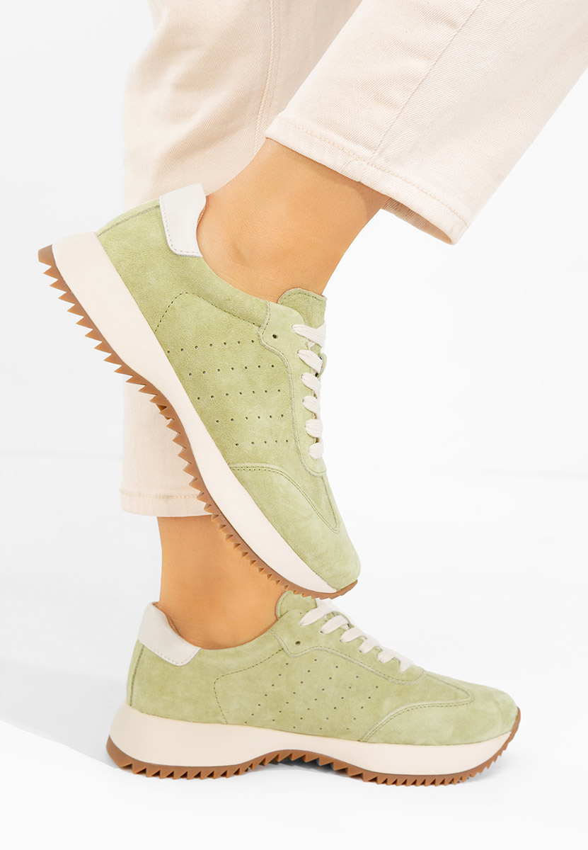 Sneakers dama piele Yasminia verzi