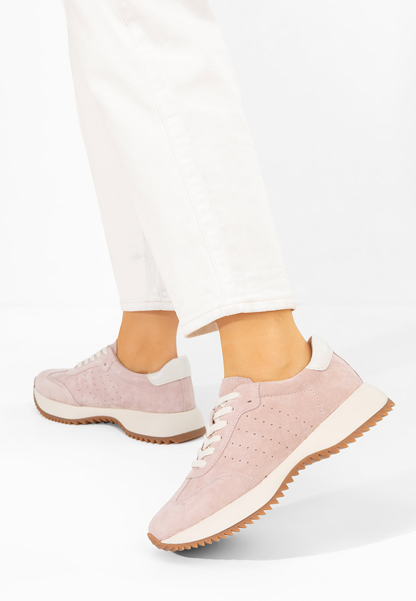 Sneakers dama piele Yasminia roz