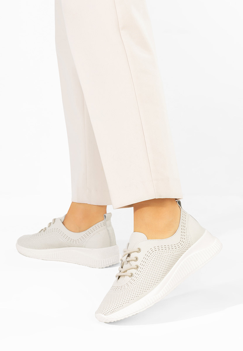 Pantofi casual dama piele Lafora bej