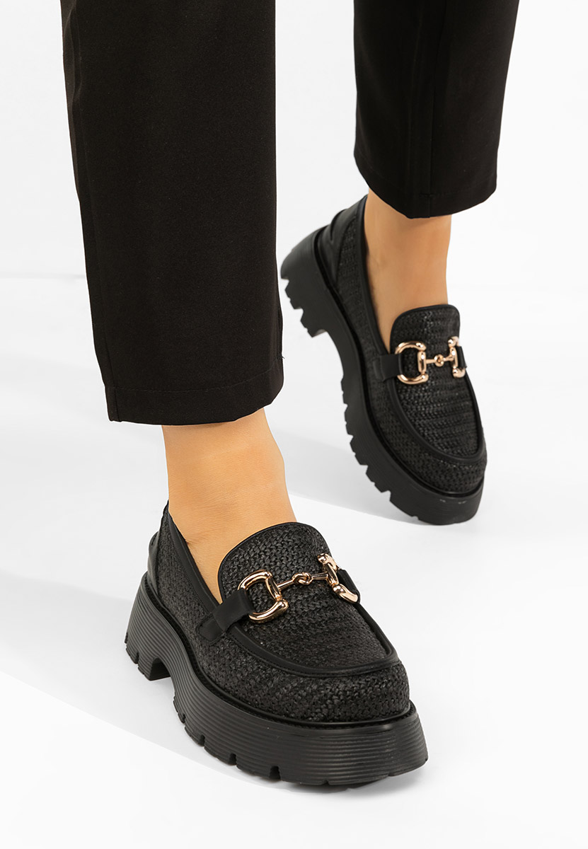 Mocasini dama piele Yolandia negri