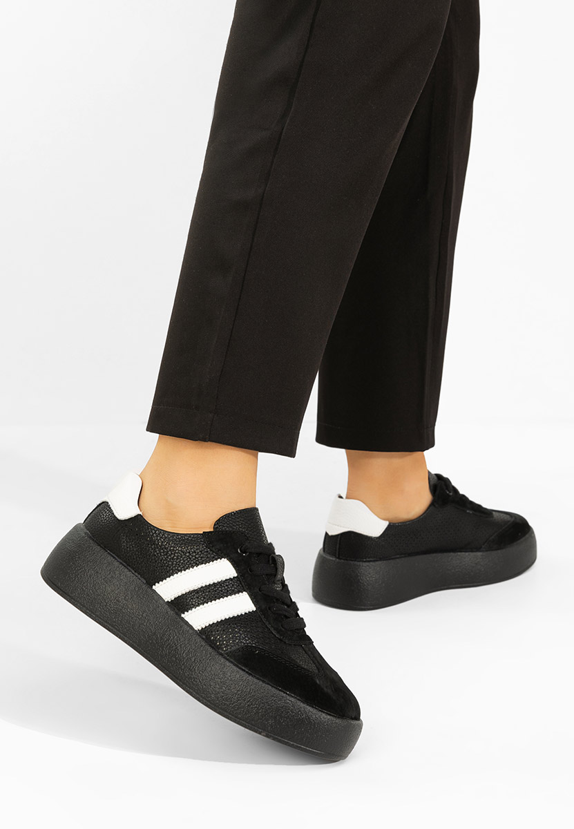 Sneakers dama piele Jiustina negri