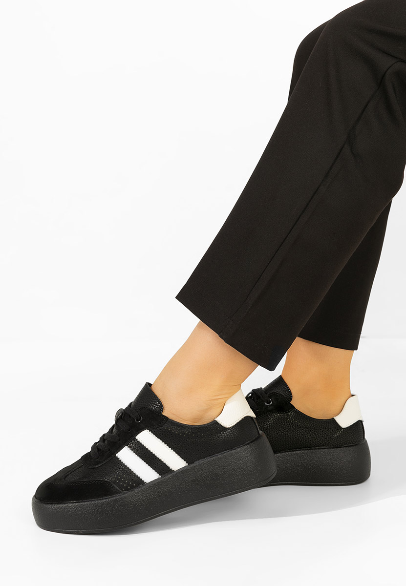 Sneakers dama piele Jiustina negri