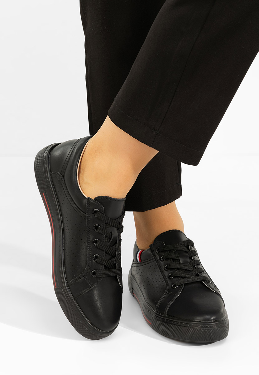 Sneakers dama piele Timina negri